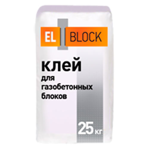 Клей для газобетона El-Block 25кг